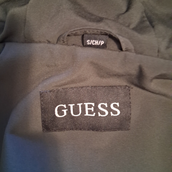 GUESS Designer Crossbody Zipper Dark Green Women's Jacket Size Small. - Picture 8 of 9